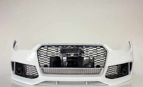 AUDI A7 2015-2017 IÇIN UYUMLU RS7 ÖN TAMPON PANJUR SETI - (KROM ÇERÇEVE)
